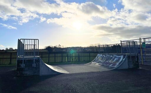 Come and use our FREE skate park – always open & everyone welcome